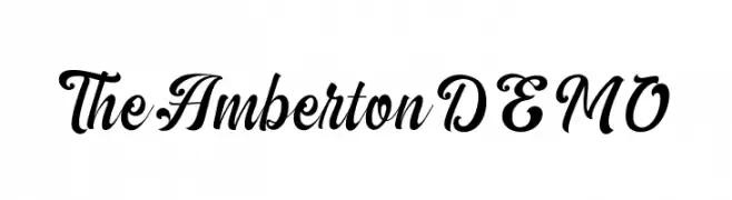 TheAmbertonDEMO  Скачать бесплатные шрифты
