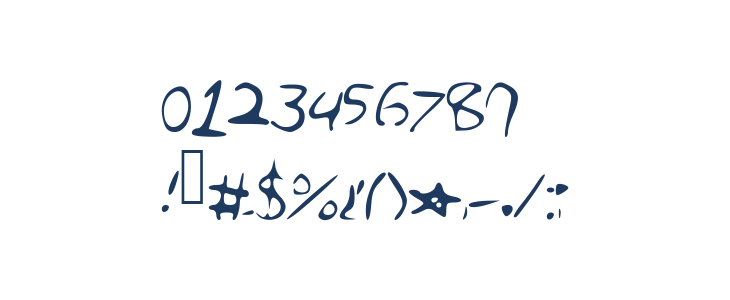 TheAngelaFont Other Characters