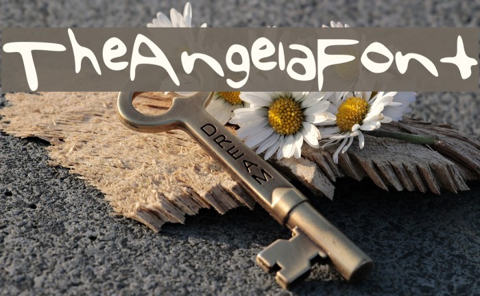 TheAngelaFont Example 3
