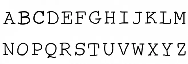 TheAntiType Schriftart Groß