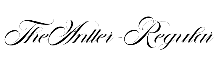 TheAntter-Regular  لخطوط تنزيل
