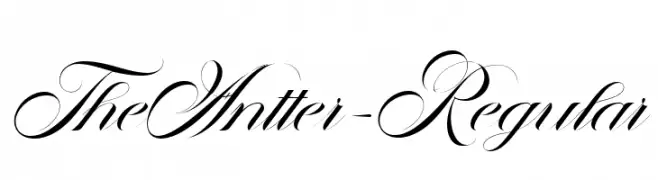 TheAntter-Regular  Free Fonts Download