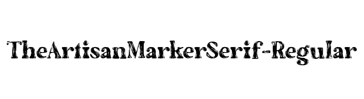TheArtisanMarkerSerif-Regular  Frei Schriftart Herunterladen