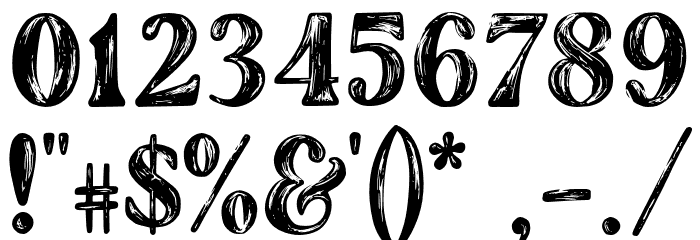 TheArtisanMarkerSerif-Regular Font OTHER CHARS