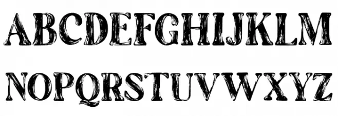 TheArtisanMarkerSerif-Regular Polices MAJUSCULES