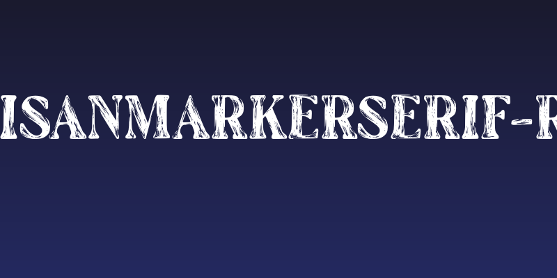 TheArtisanMarkerSerif-Regular Social Header