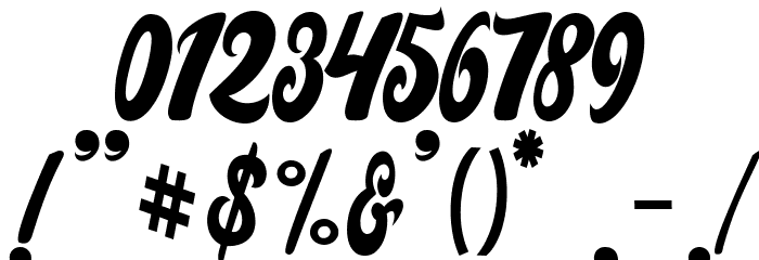 TheArtmarsScript Font OTHER CHARS