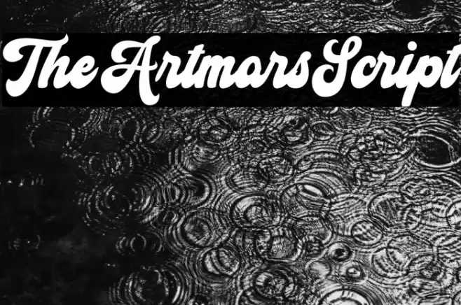 TheArtmarsScript Caratteri examples