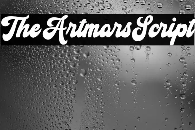 TheArtmarsScript Caratteri examples