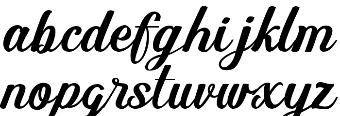 TheAthalita Font LOWERCASE