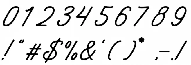 TheBanten Font OTHER CHARS