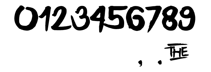 TheBarrack Font OTHER CHARS