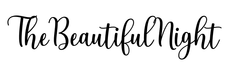 TheBeautifulNight  नि: शुल्क फ़ॉन्ट्स डाउनलोड