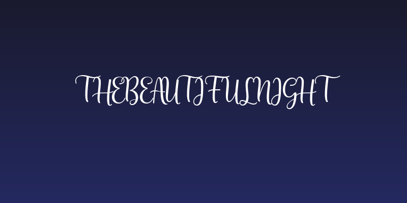 TheBeautifulNight Social Header