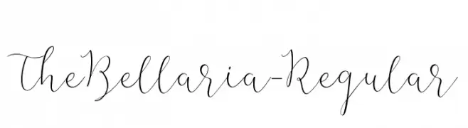 TheBellaria-Regular  Fuentes Gratis Descargar