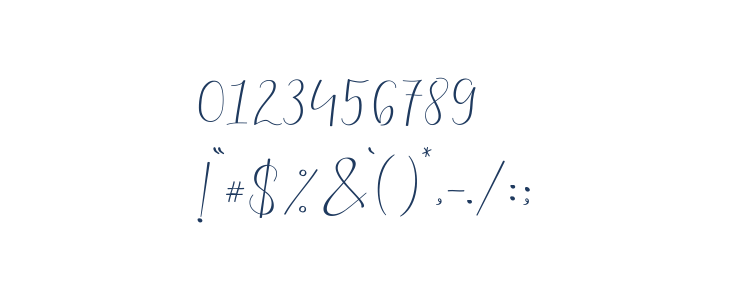 TheBellaria-Regular Other Characters