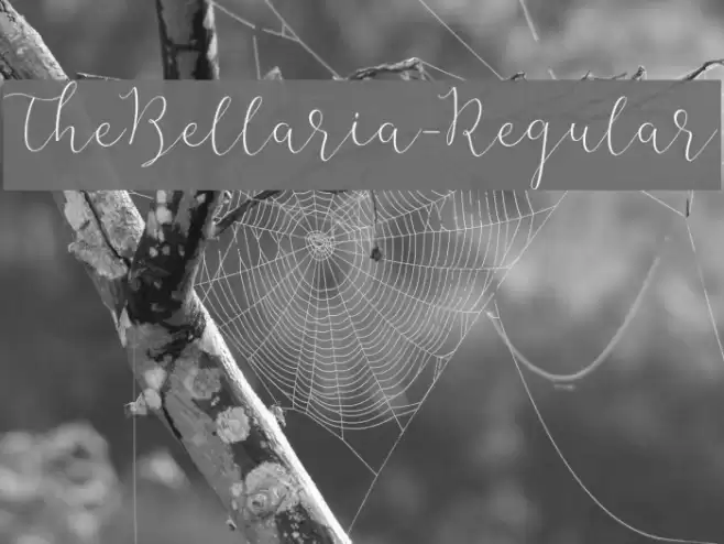 TheBellaria-Regular Font examples