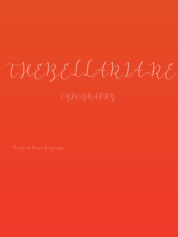 TheBellaria-Regular Poster