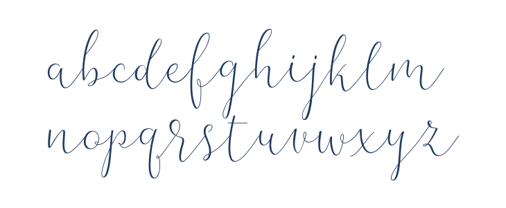 TheBellaria-Regular Lowercase