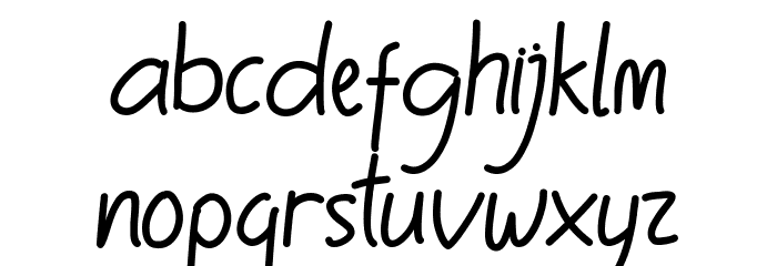 TheBillieMonlly DEMO Sans Font LOWERCASE