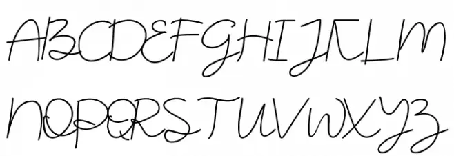 TheBillieMonlly DEMO Schriftart Groß
