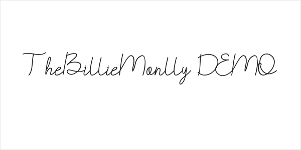 TheBillieMonlly DEMO Logo