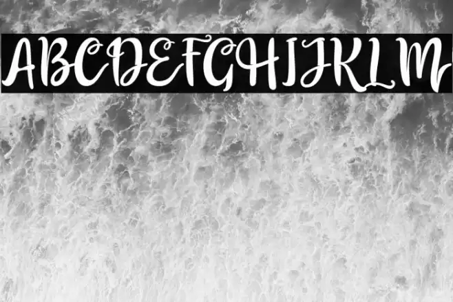 TheBillow Font examples