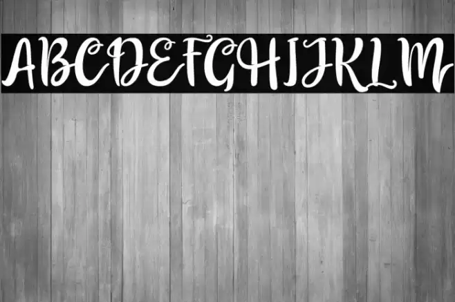 TheBillow Font examples