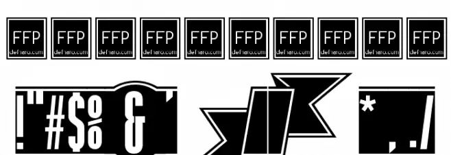 TheBlackBox Font OTHER CHARS