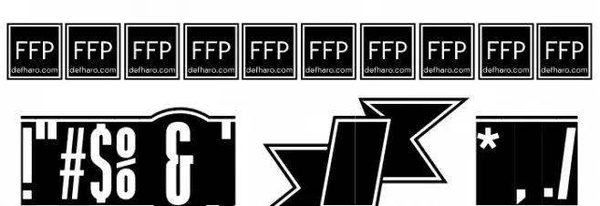 TheBlackBox Font OTHER CHARS