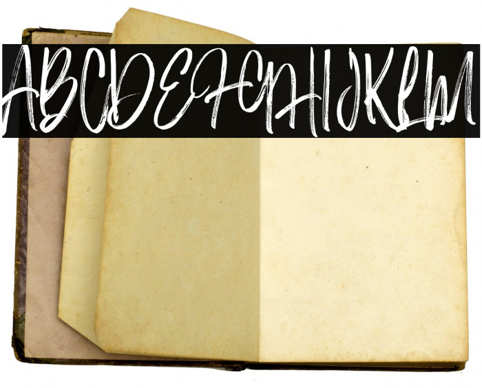 TheBlackHat Font examples