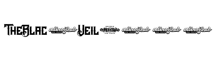 TheBlackVeilDEMO  免费字体下载