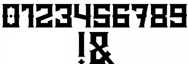 TheBlackVeilPro Font OTHER CHARS