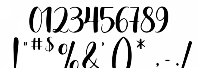 TheBlacklight Font OTHER CHARS