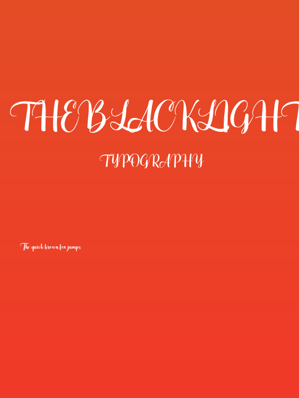 TheBlacklight Poster