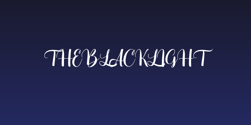 TheBlacklight Social Header