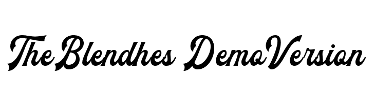 TheBlendhes-DemoVersion Font