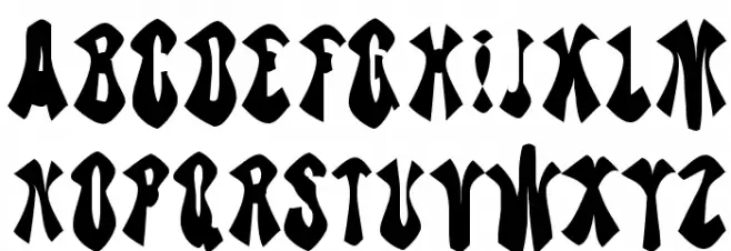 TheBlueJoker Schriftart Groß