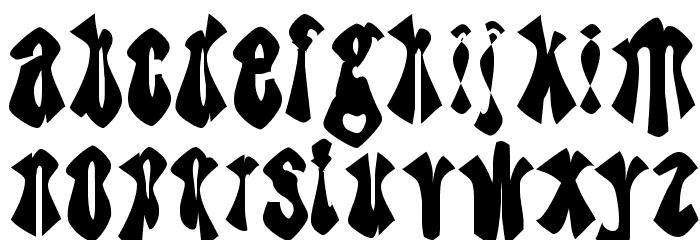 TheBlueJoker Font LOWERCASE