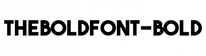TheBoldFont-Bold  les polices de caractères gratuit tlcharger