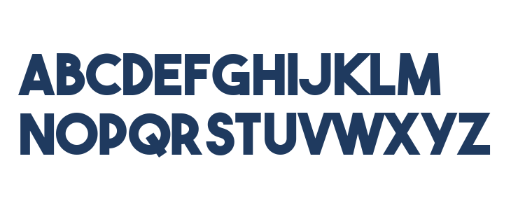 TheBoldFont-Bold Lowercase