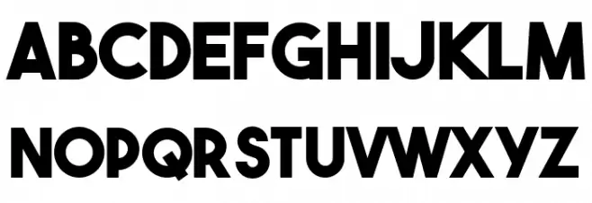 TheBoldFont-Bold Caratteri MINUSCOLO