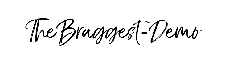 TheBraggest-Demo  Fuentes Gratis Descargar