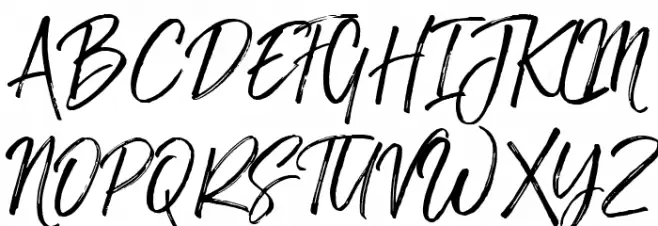 TheBraggest-Demo Schriftart Groß