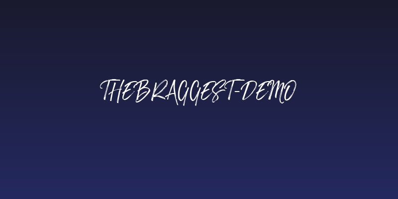 TheBraggest-Demo Social Header