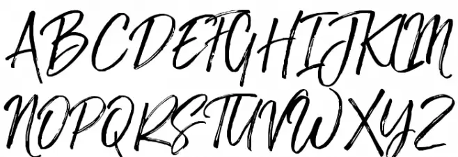 TheBraggest-Demo Шрифта ВЕРХНИЙ