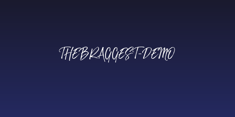TheBraggest-Demo Social Header