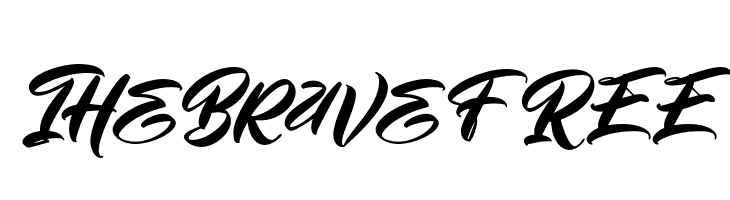 TheBraveFREE  フリーフォントのダウンロード