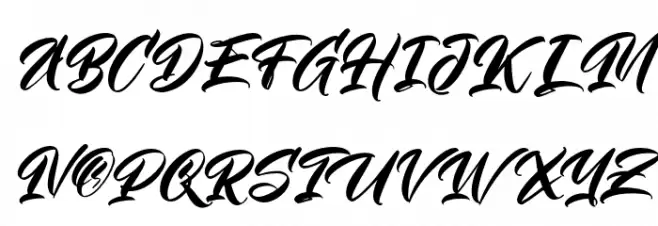 TheBraveFREE Schriftart Groß