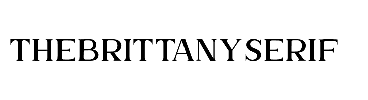 TheBrittanySerif2  Frei Schriftart Herunterladen